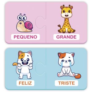 Brinquedo Pedagogico Opostos 48 Pcs - Imagem 2