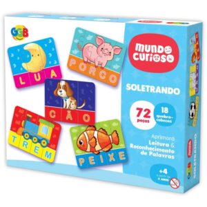 Brinquedo Pedagogico Soletrando 72 Pcs - Imagem 1