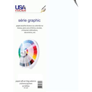 Papel para Impressao A4 Offset Adesivo Branco 80G. - Imagem 1