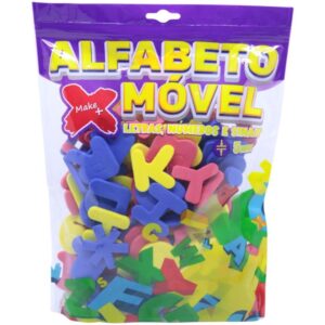 Material Didatico Eva Alfabeto Movel 4CMX5MM 150PC - Imagem 1