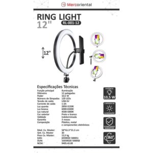 Ring Light para Iluminacao 12POL - Imagem 2