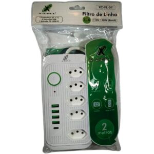 Filtro de Linha 5 Tomadas+usb 10A 2M - Imagem 2