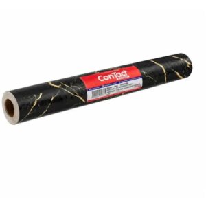 Contact Decorado 45CMX10M Nero Marquina Brilho - Imagem 3