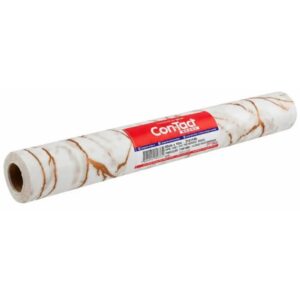 Contact Decorado 45CMX10M Calacatta Crema Brilho - Imagem 3