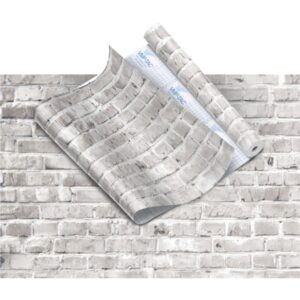 Plastico Adesivo 45CMX10M Tijolo Rustico - Imagem 1