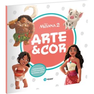 Livro Infantil Colorir Arte e Cor Moana 2 27X27CM 36P - Imagem 2