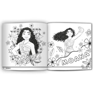 Livro Infantil Colorir Arte e Cor Moana 2 27X27CM 36P - Imagem 3
