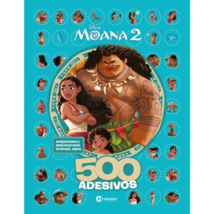 Livro com Adesivos Moana 2 40PGS C/500 Adesivos - Imagem 1
