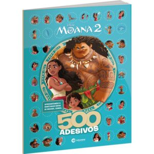 Livro com Adesivos Moana 2 40PGS C/500 Adesivos - Imagem 2