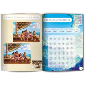 Livro com Adesivos Moana 2 40PGS C/500 Adesivos - Imagem 3