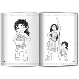 Livro com Adesivos Moana 2 40PGS C/500 Adesivos - Imagem 4