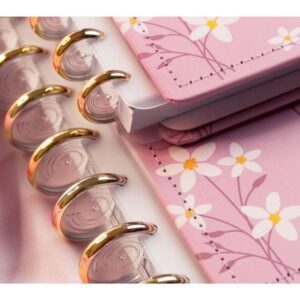 Caderno Inteligente A5 Pink Blossom By Sof 80FLS. - Imagem 3
