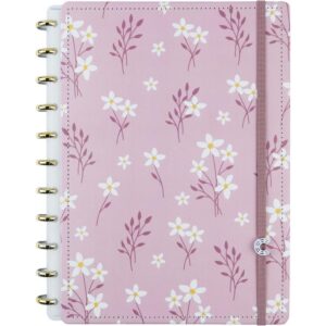 Caderno Inteligente Grande Pink Blossom By Sof 80FLS. - Imagem 1