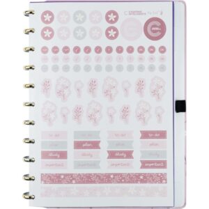 Caderno Inteligente Grande Pink Blossom By Sof 80FLS. - Imagem 2