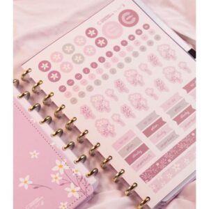 Caderno Inteligente Grande Pink Blossom By Sof 80FLS. - Imagem 5