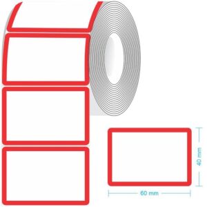 Etiqueta para Preco Tr-6 60X40MM C/460 Etiquetas - Imagem 1