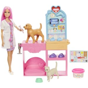 Barbie Profissoes Cj Clinica Veterinaria C/Bonec - Imagem 1