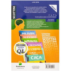 Livro de Atividades Caça-Palavras Medio N.2016 32P - Imagem 3