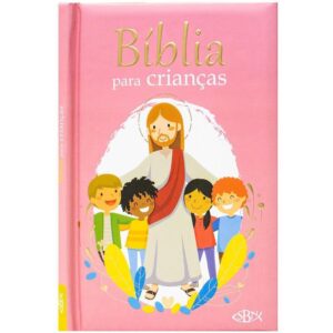 Livro Infantil Ilustrado Biblia Infantil Cd Rosa 112PG - Imagem 1