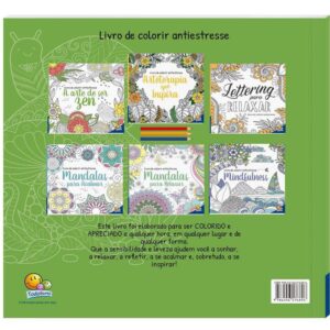 Livro de Colorir Antiestresse Arte Ficar Zem 48 - Imagem 3