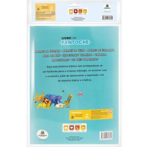 Livro Brinquedo Ilustrado Fantoche Arca de Noe 16PAG - Imagem 3