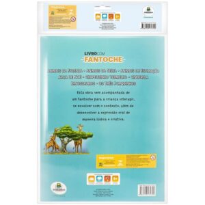 Livro Brinquedo Ilustrado Fantoche Animais da Selva 16PG - Imagem 3