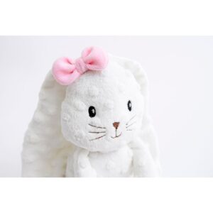 Pelucia Coelho Laço Rosa 43CM - Imagem 3
