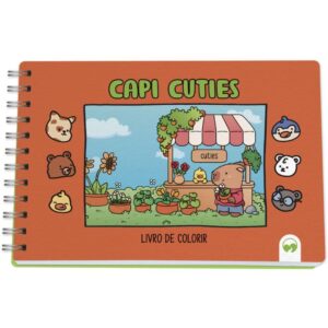 Livro de Colorir Capi Cuties 64P Cd 150G 15X21 - Imagem 1