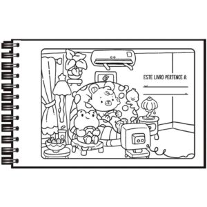 Livro de Colorir Bear Cuties 64P Cd 150G 15X21 - Imagem 2
