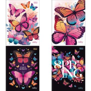 Caderno Brochurao Capa Dura Bloom 80FLS. - Imagem 1