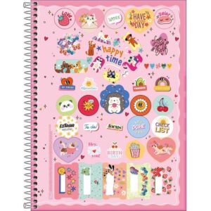 Caderno 01X1 Capa Dura Holly 80FLS. - Imagem 2