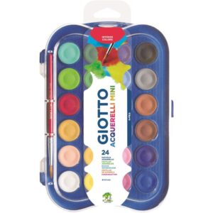 Aquarela Escolar Giotto Mini 24CORES 23MM - Imagem 1