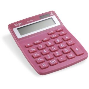 Calculadora de Mesa 12 Dig. Visor MV4135 Rosa - Imagem 2