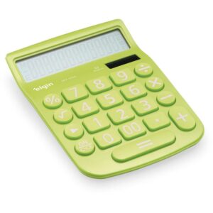Calculadora de Mesa 12 Dig. Visor MV4136 Verde - Imagem 1