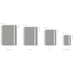 Caderno Inteligente Grande Intense Green 80FLS. 215X280MM - Imagem 4