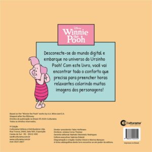 Livro de Colorir Pooh Comfy Relax 24PGS 21X21CM - Imagem 3