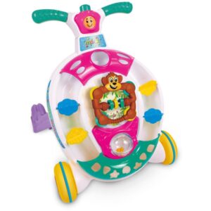 Andador Baby Walker Rosa C/Som - Imagem 1