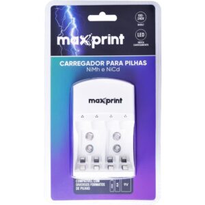 Carregador de Pilhas Bivolt P/Pilhas Aa Aaa e 9V - Imagem 3