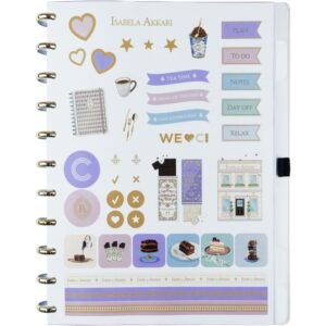 Caderno Inteligente Grande Isa Akkari Purple Key 80FLS - Imagem 2