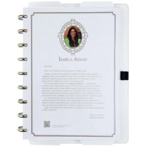 Caderno Inteligente Grande Isa Akkari Purple Key 80FLS - Imagem 4