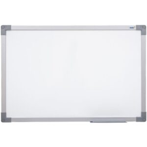 Quadro Branco Moldura Aluminio 060X040CM Uv Soft - Imagem 1