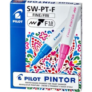 Marcador Artistico Pintor Sw-Pt-F 1.0MM Branco - Imagem 1