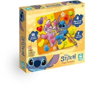 Brinquedo Educativo Stitch Pega Pompom - Imagem 1