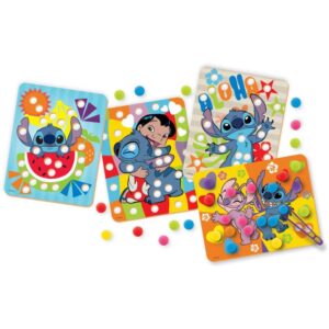 Brinquedo Educativo Stitch Pega Pompom - Imagem 2