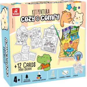 Brinquedo para Colorir Comfy e Cozy Kit Pintura - Imagem 1