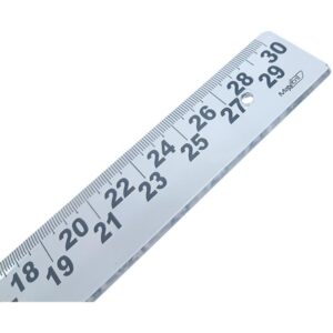 Regua Plastica Baixa Visao Cristal 30CM - Imagem 2