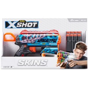 Lancador X-Shot Skin Flux C/8 Dardos - Imagem 1