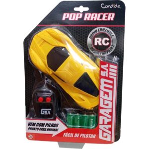 Carrinho Controle Remoto Pop Racer Garagem Sa 3FUN/Pilh - Imagem 2