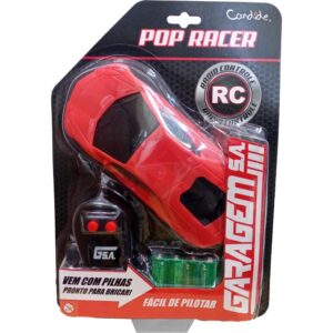 Carrinho Controle Remoto Pop Racer Garagem Sa 3FUN/Pilh - Imagem 4