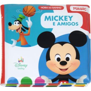 Livro para Banho Mickey e Amigos 14X14CM - Imagem 1